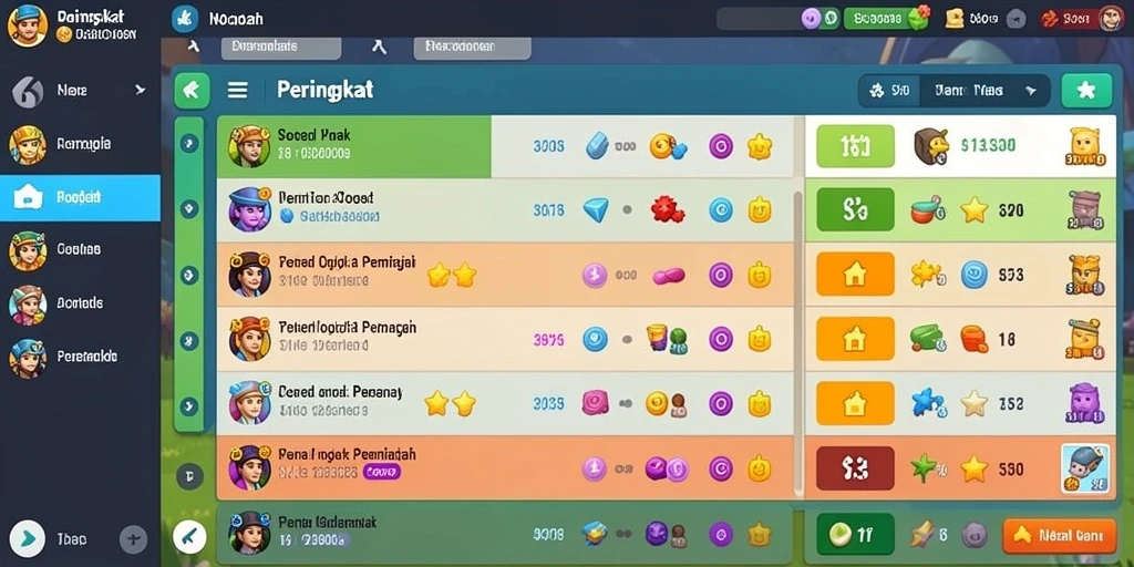Fitur komunitas yang menghubungkan pemain satu sama lain.